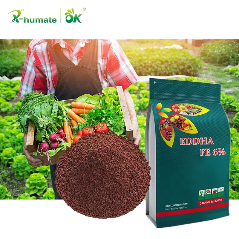EDDHA Iron 6% - X-humate 4.8 Micro Granular Powder Chelate Fertilizer