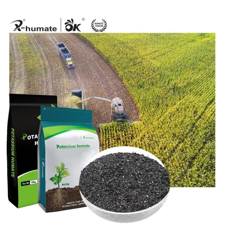 Potassium Humate Fulvate - Super Shiny Flake Powder Premium Organic Fertilizer