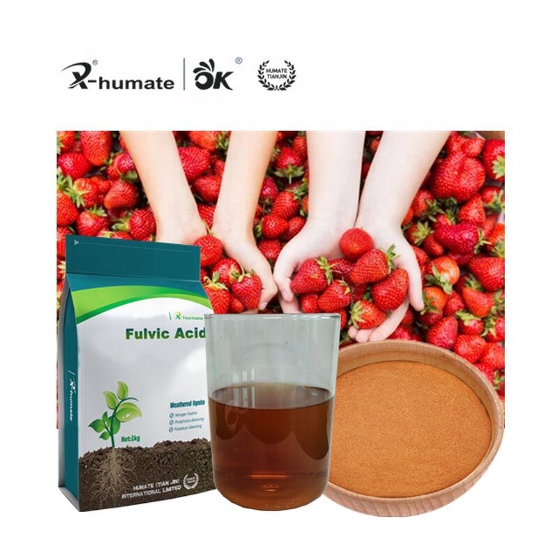 Fulvic Acid Powder - X-humate 95% Plant Source 100% Solubility Organic