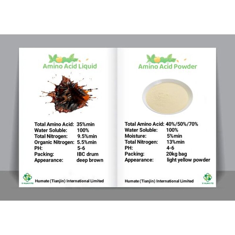 Amino Acid Powder - X-humate 80% Plant Source Organic Agriculture Fertilizer