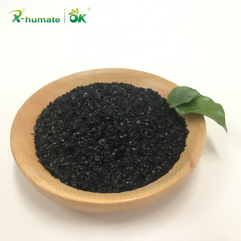 Potassium Humate Flakes - X-humate 70-80% Humic Acid Super Grade