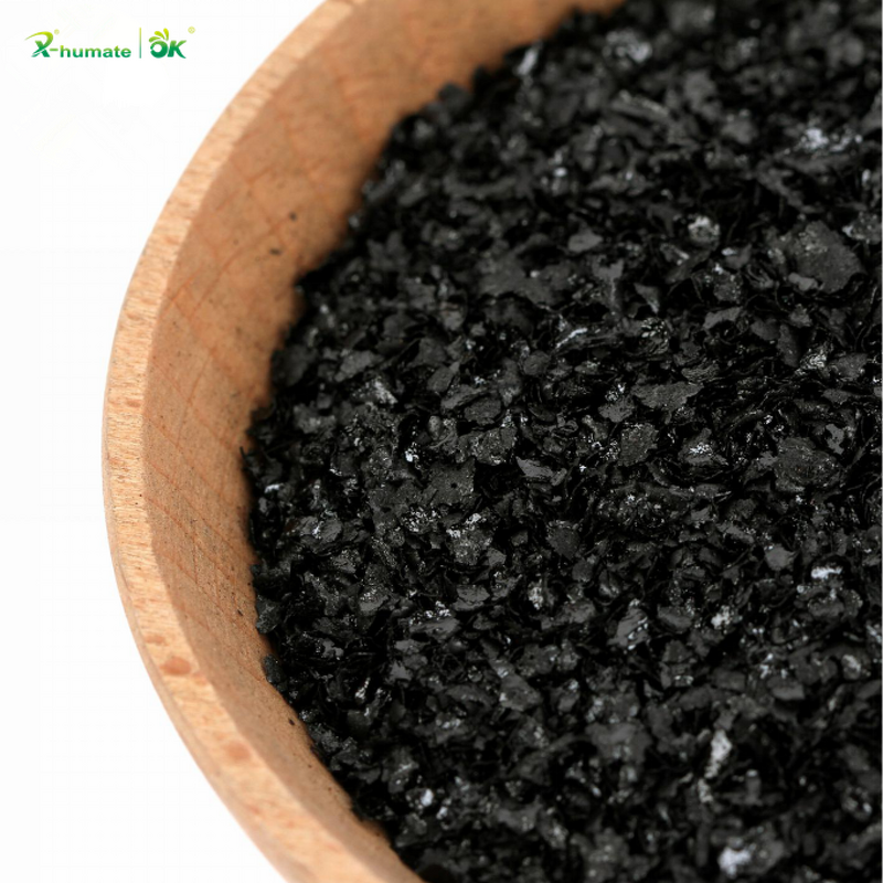 Potassium Humate Flakes - X-humate 70-80% Humic Acid Super Grade