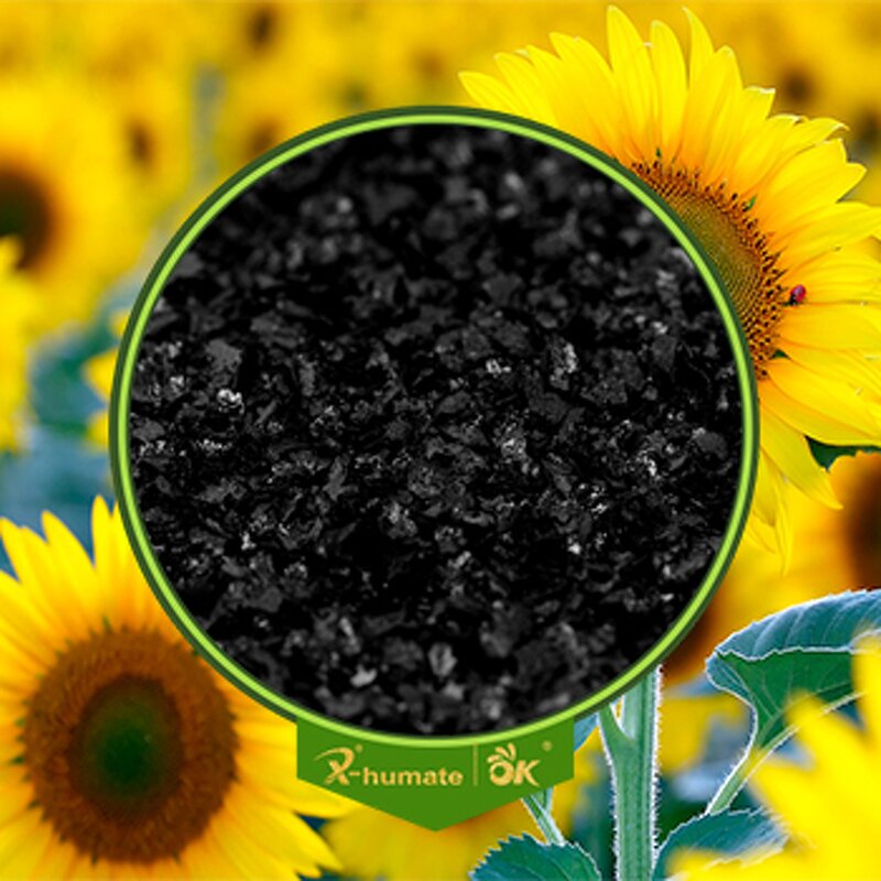 Potassium Fulvate Flakes - X-humate F95% FHA60+5+K2O:10% Shiny Series