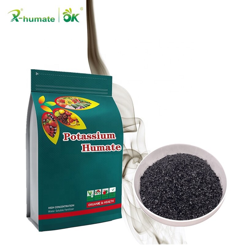 Potassium Humate Fertilizer - Organic Agriculture Humic Acids Soil Conditioner