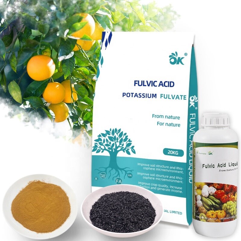 Fulvic Acid Powder - X-humate 100% Water Soluble CAS 479-66-3 Acido