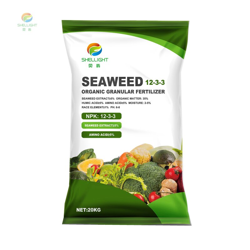 Seaweed Granulated Fertilizer - Shellight 100% Purity Organic Slow Release Grade
