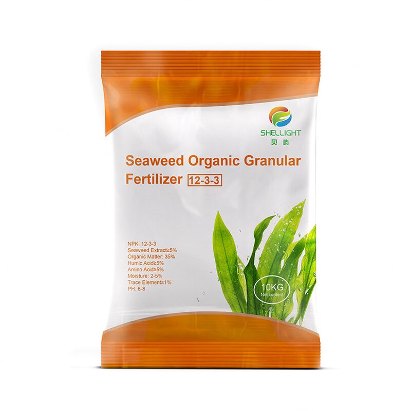 Seaweed Granular Fertilizer - Shellight 100% Pure Organic for Agricultural Use