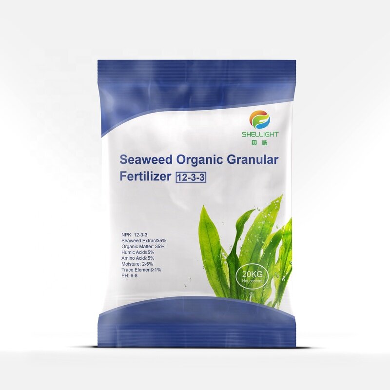 Seaweed Granular Fertilizer - Shellight Organic with Slow Release for Agriculture
