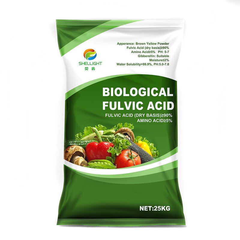 Bio Fulvic Acid Powder - China Marine Aquaculture Feed Grade Brown Yellow