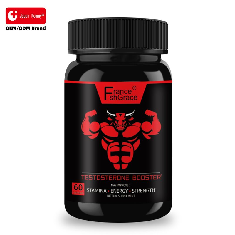 Herbal Energy Booster Capsules - Organic Male Support Health Dietary Supplement