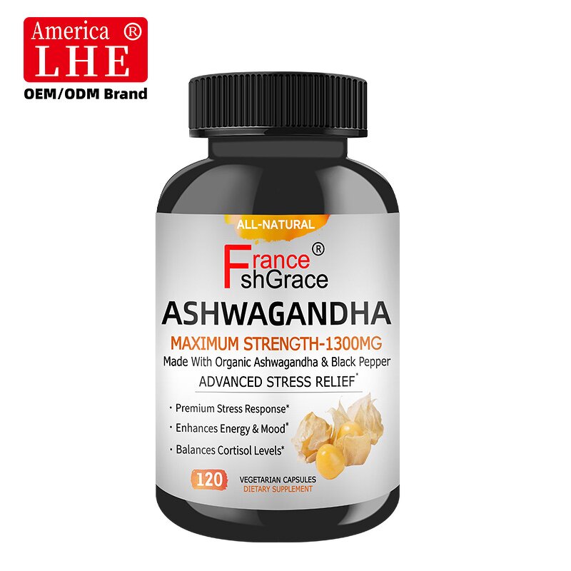 Ashwagandha Root Capsules - Organic Stress Relief Mood Antioxidant Support