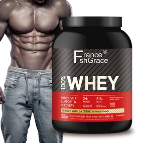 Whey Protein Powder - Organic Gold Standard Double Rich Chocolate Muscle Support