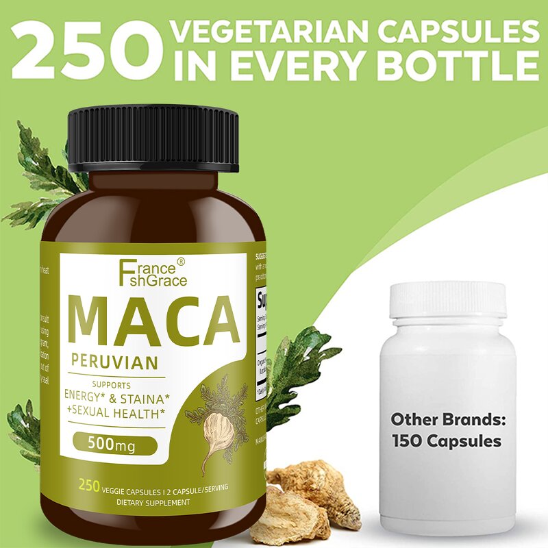 Maca Epimedium Capsules - Hormone Balance Energy Enhancement Health Support