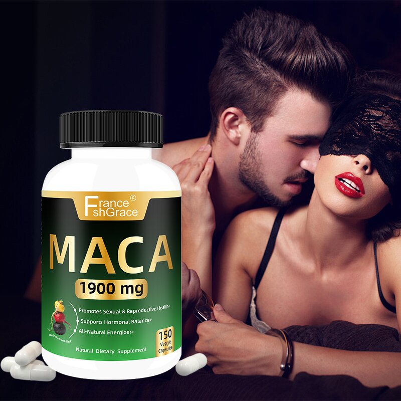 Maca Root Capsules - Customized 150 Gluten-Free Energy Support Organic Pills