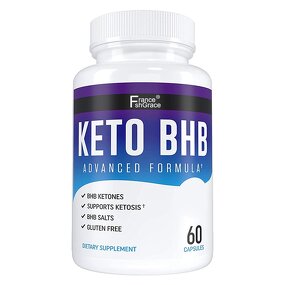 Keto BHB Capsules - 60 Count Ketosis Support Gluten Free Dietary Supplement