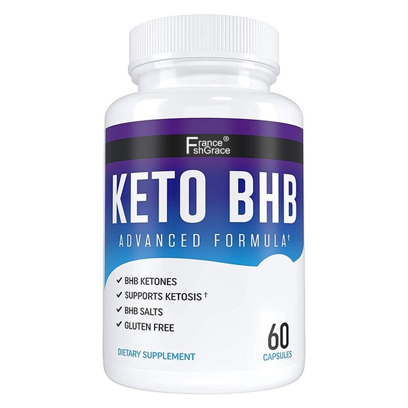 Keto BHB Capsules - 60 Count Ketosis Support Gluten Free Dietary Supplement