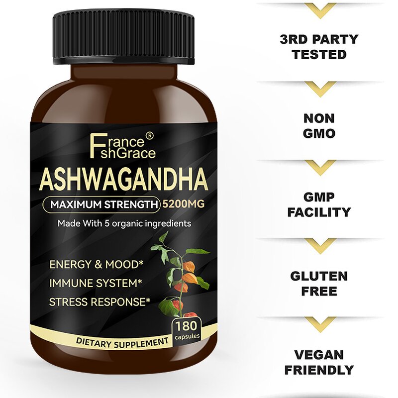 Ashwagandha Capsules - Customized Herbal Stress Response Sleep Support