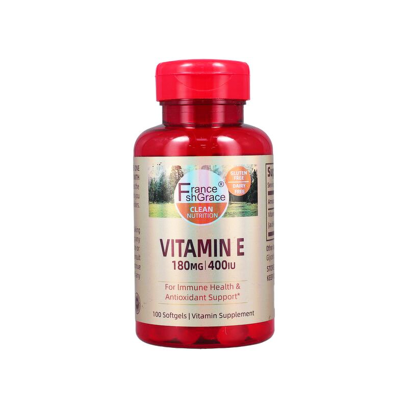 Vitamin E Softgels - 180mg Immune Antioxidant Support High Quality Supplement