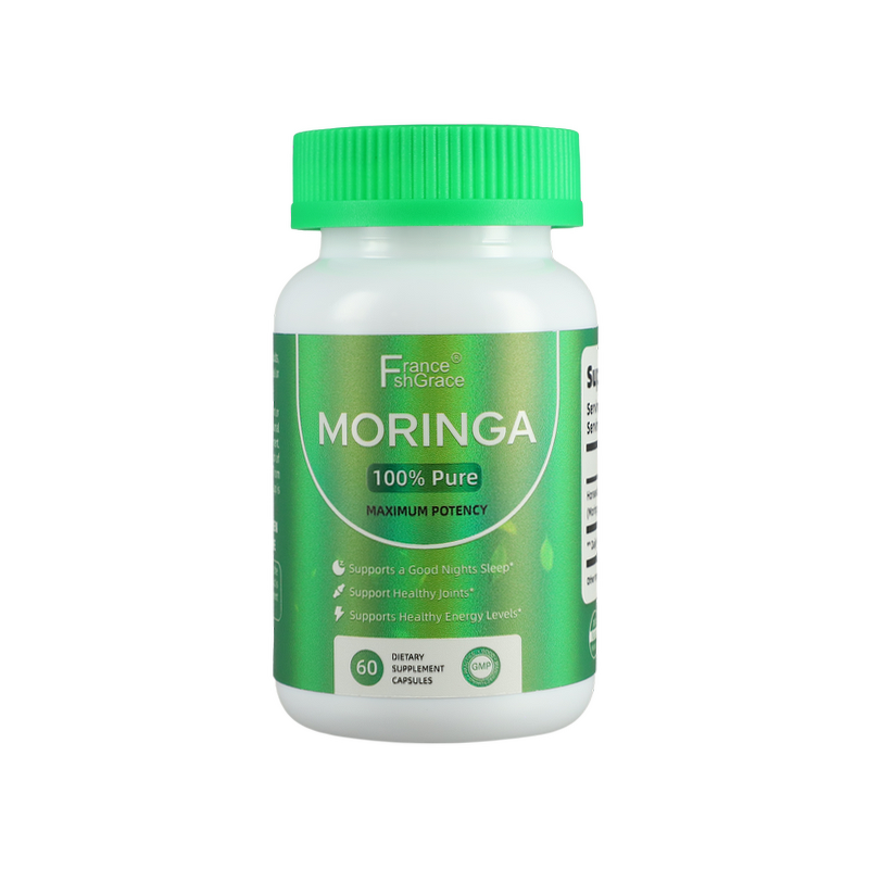 Moringa Leaf Capsules - Hot Potency Sleep Joint Health Support Supplement