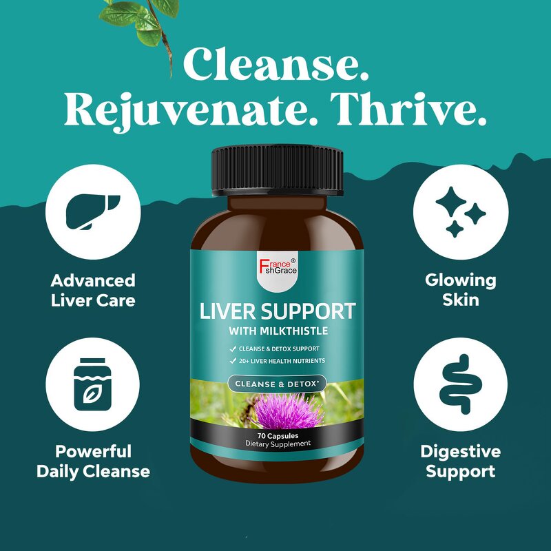 Liver Cleanse Capsules - High Quality Liver Function Support for Women Men