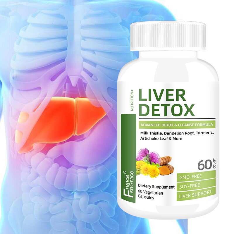 Liver Detox Capsules - Customized Advanced Cleansing Formula Liver Function Support