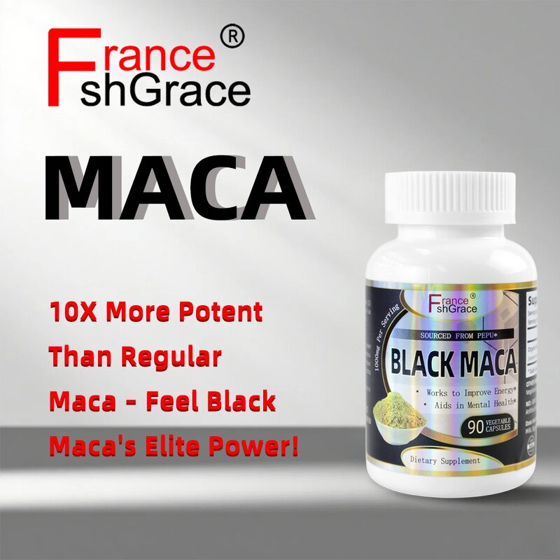 Maca Root Capsules - New Arrival 90 Count Energy Mood Boosting Supplement