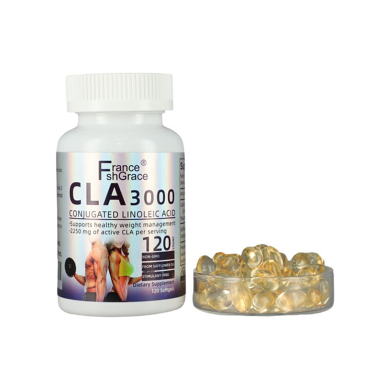 CLA Softgels - 3000mg Weight Management Lean Muscle Mass Support 120 Count