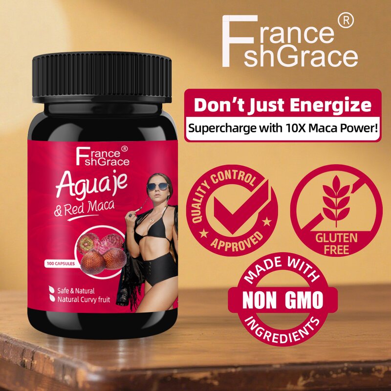 Maca Enhancement Capsules - Butt Breast Booty Hip Enlargement 100 Count