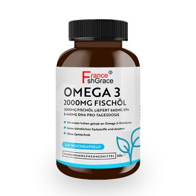 Omega 3 Fish Oil Softgels - Triple Wild Alaskan Heart Joint Health Support