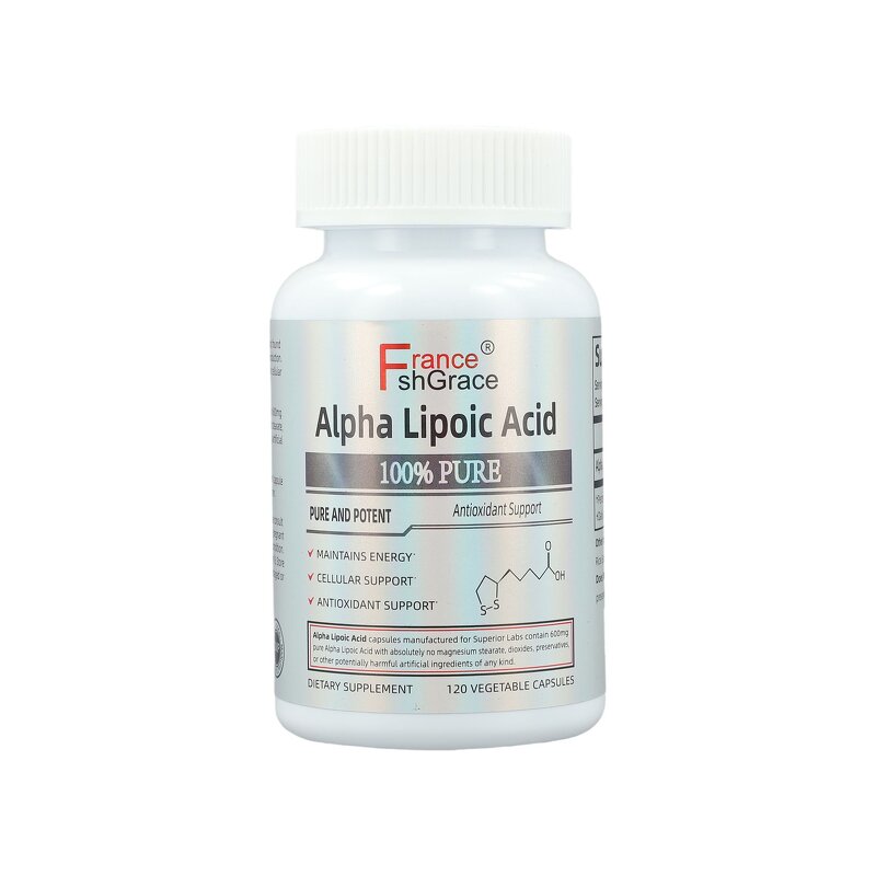 Alpha Lipoic Acid Capsules - New Arrival 120 Count Energy Antioxidant Support