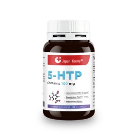 5-HTP Capsules - 100mg Organic Positive Mood Support Supplement for Adults
