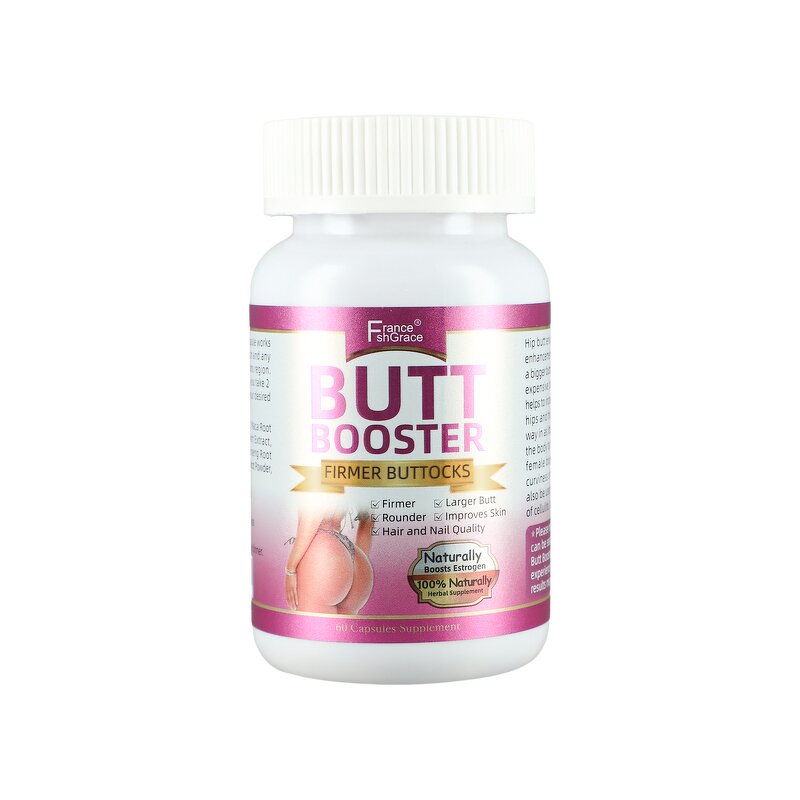 Butt Booster Capsules - Buttocks Plump Enhancement Firming Support Supplement