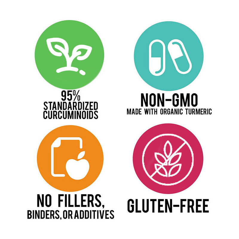 Turmeric Curcumin Capsules - New Arrival Brain Health Cognitive Function Support