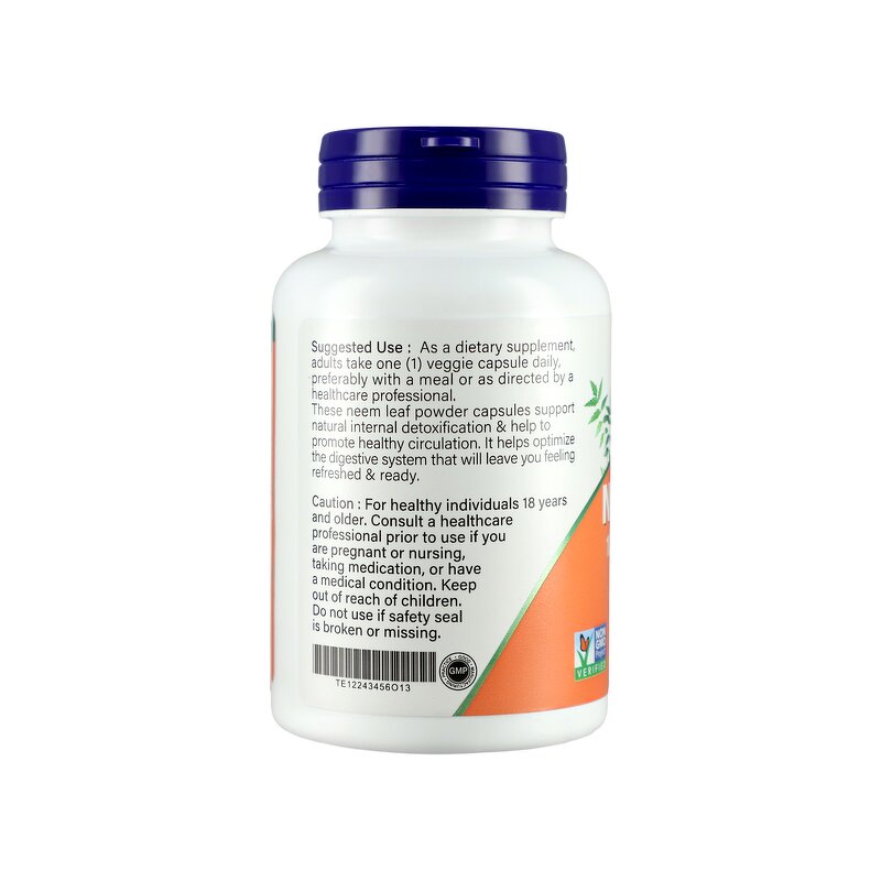Neem Leaf Capsules - 1000mg Clear Skin Immune System Health Organic Supplement
