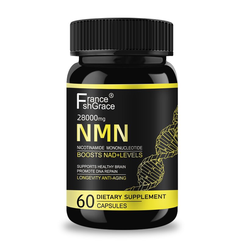NMN Capsules - 28000mg 60 Count Beta Nicotinamide Anti-Aging Supplement
