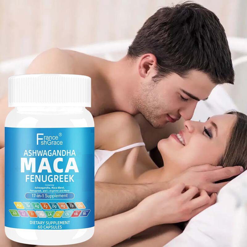 Maca Root Capsules - 60 Count Mood Health Support High Quality Supplement