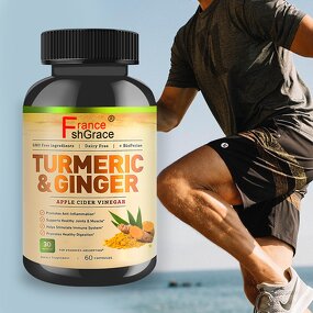 Turmeric Curcumin Capsules - Organic Ginger Joint Health Advanced Absorption
