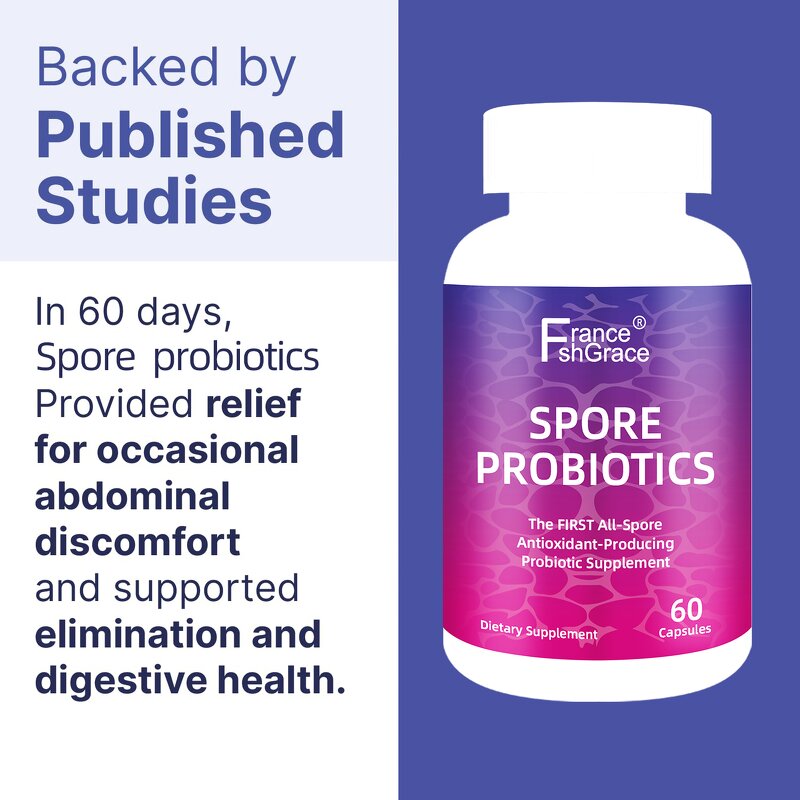 Probiotics Capsules - Spore Based Digestive Health Plant Extracts Support