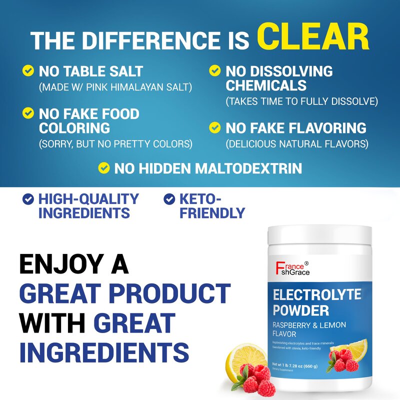 Electrolyte Powder - 660g High Quality Hydration Keto Energy Support