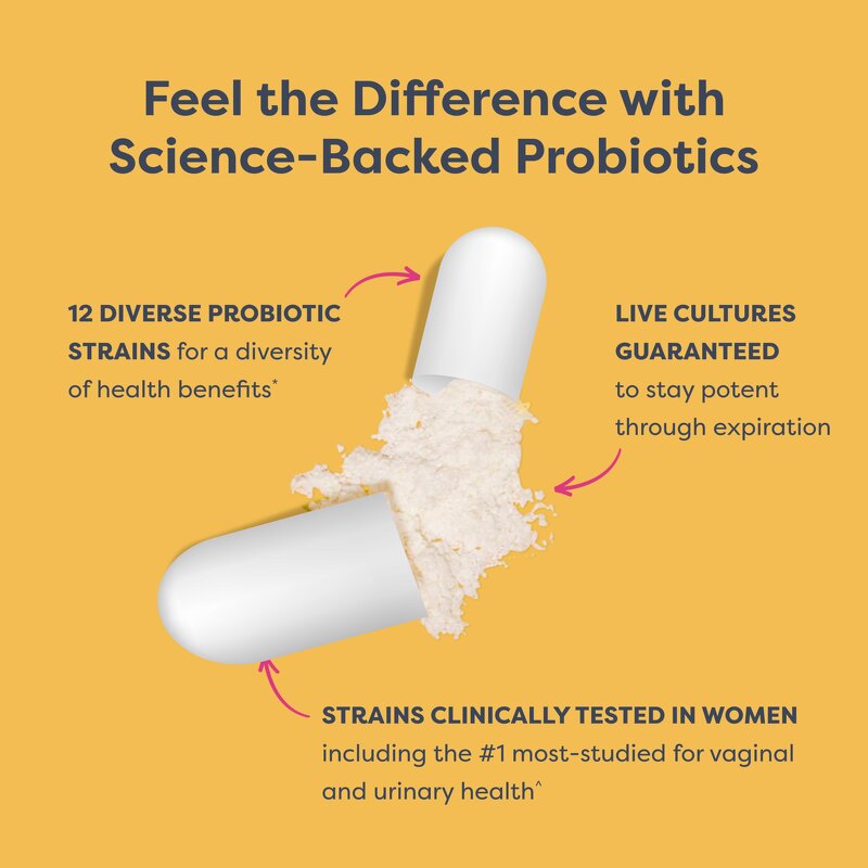 Probiotic Capsules - Customized pH Balance Vaginal Urinary Digestive Immune Health