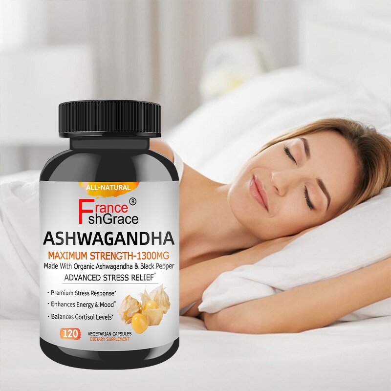 Ashwagandha Root Capsules - Organic Stress Relief Mood Antioxidant Support