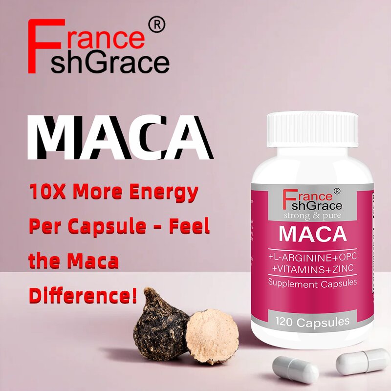 Maca Root Capsules - OEM/ODM L-arginine Vitamins Zinc Naturmil Supplement