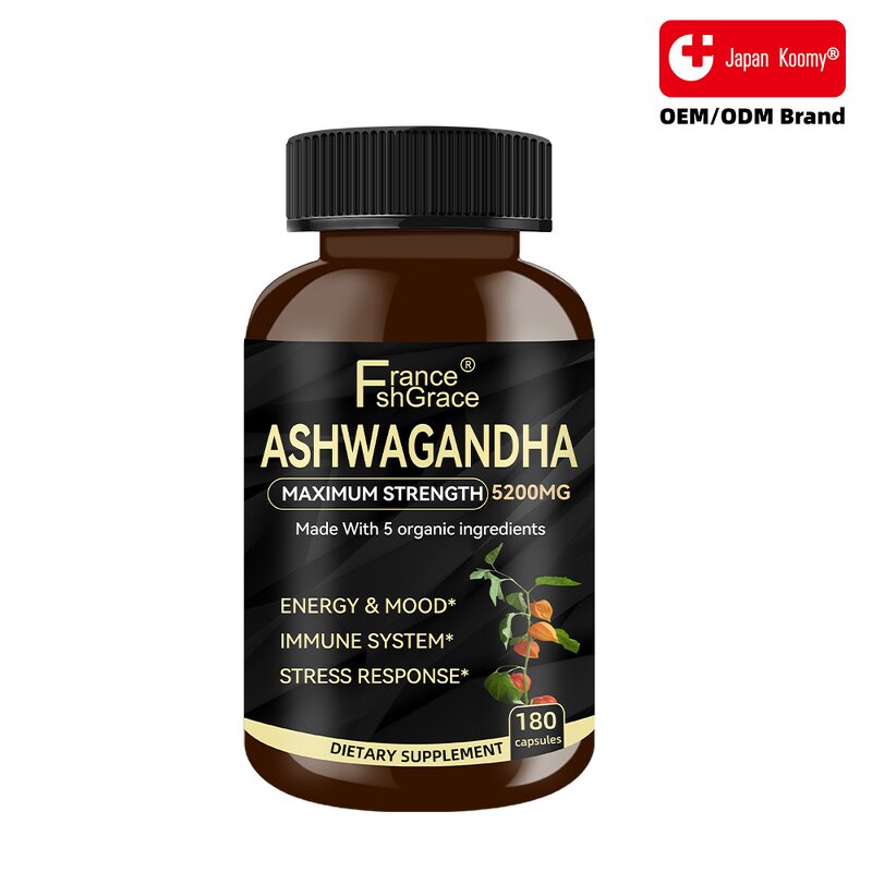 Ashwagandha Capsules - Customized Herbal Stress Response Sleep Support