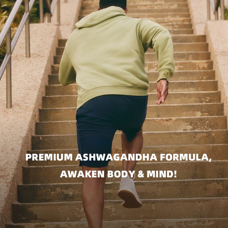 Ashwagandha Root Capsules - 120 Veg Count Mood Support Supplement