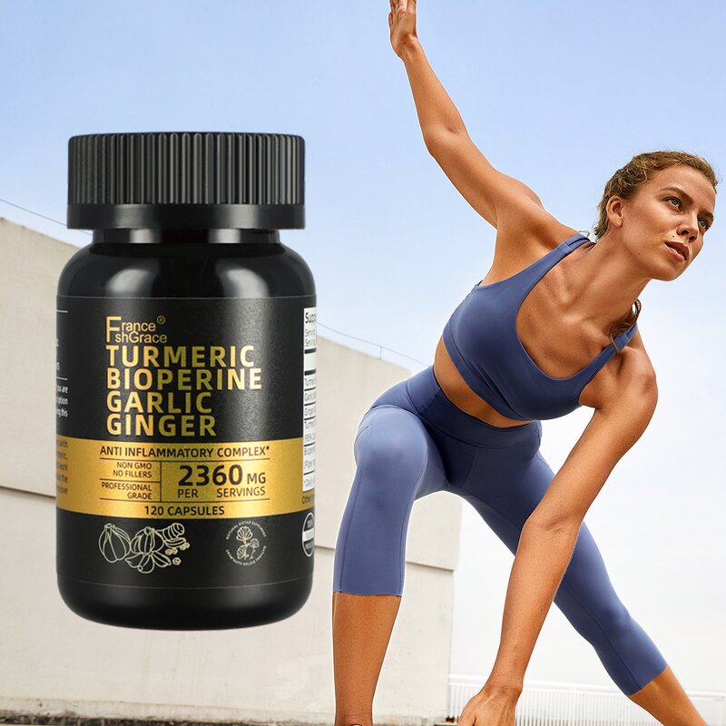 Turmeric Curcumin Capsules - Organic Complex Joint Health Support Supplement
