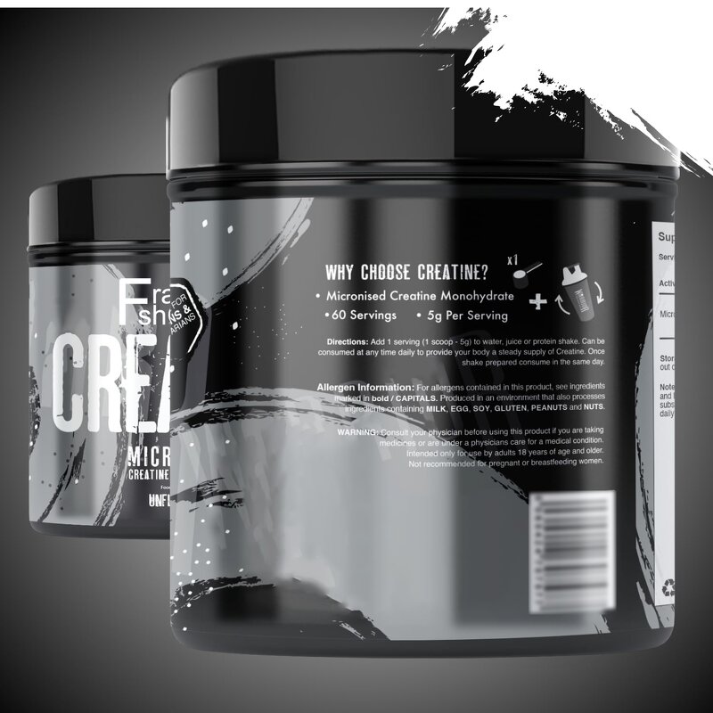 Creatine Monohydrate Powder - 3G Per Serving Muscle Support Supplement