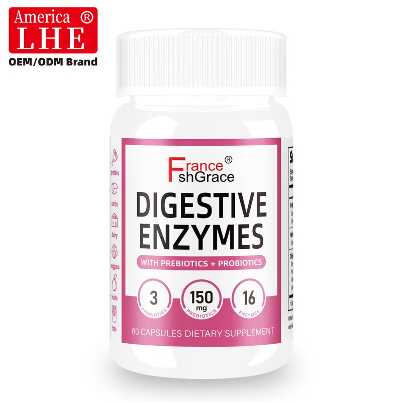 Digestive Enzymes Capsules - Multi Enzymes Gut Digestive Health Support