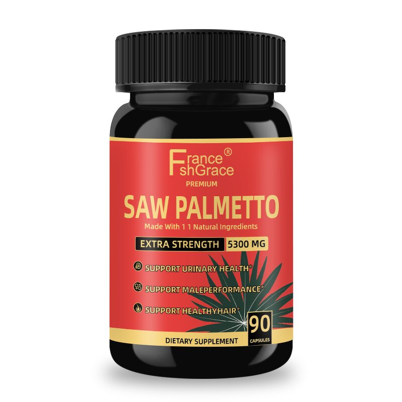 Saw Palmetto Capsules - Premium Organic Prostate Health Support Supplement