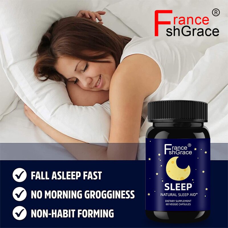 Melatonin Capsules - 60 Count High Potency Sleep Improvement Support