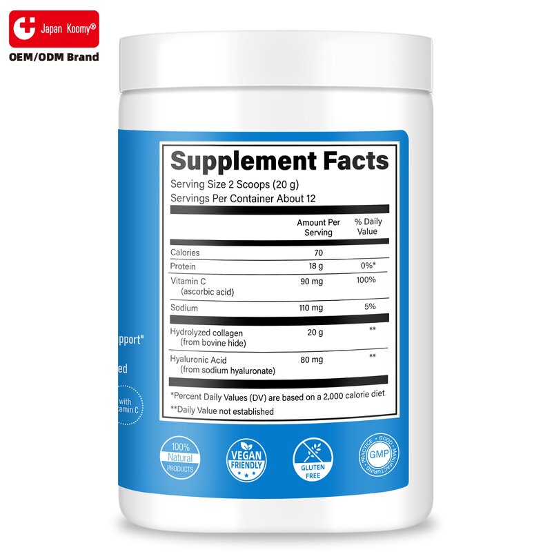 Collagen Peptides Powder - Hair Skin Nail Joint Support for Women and Men